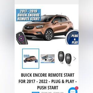 2017 - 2022 BUICK ENCORE REMOTE START PLUG & PLAY CAR STARTER NEW
